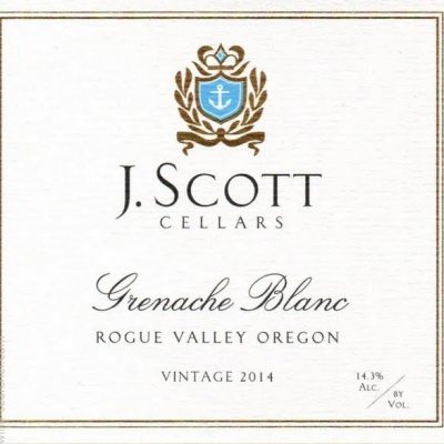 2014 J. Scott Cellars Grenache Rogue Valley, Oregon