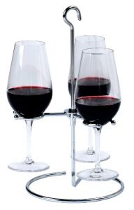 Trio wine flight holders