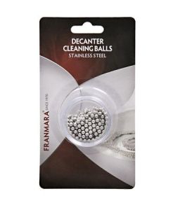 Decanter cleaning balls, stainless steel, large ball size