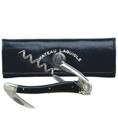 Chateau Laguiole™ Waiter’s Corkscrew – Black Horn Tip