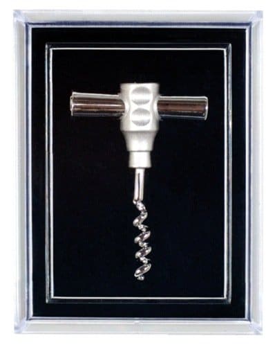 Pocket Corkscrew Pin, Gold or Silver