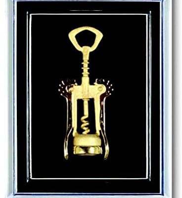 Wing Corkscrew Pin, Gold or Silver