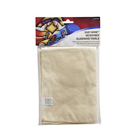 Easy-Shine Microfiber Glassware Towels, 2 each