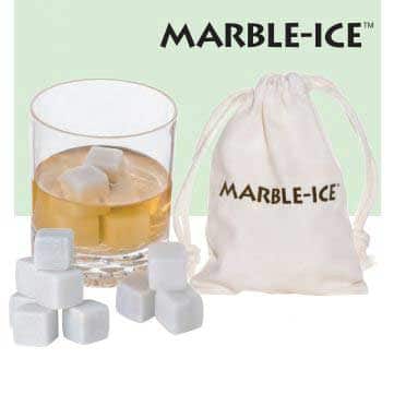 Marble-Ice™ Cubes, White Marble (9 cubes)
