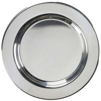 Pratique Wine Bottle Coaster Stainless Steel Polished, Set of 4- Engrave