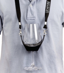 Wine Yoke Wine Glass Holder, Tasting Cup with lanyard