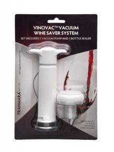 Vinovac Wine Saver Burgundy (1 Pump/1 Stopper)