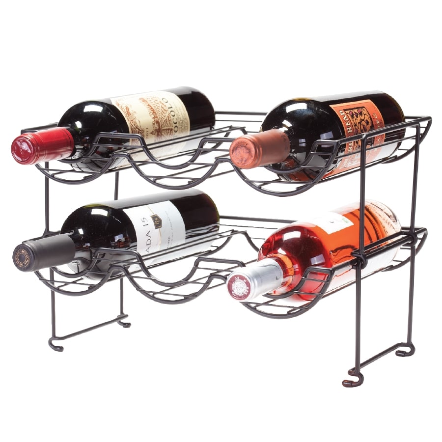Wine rack stackable best sale