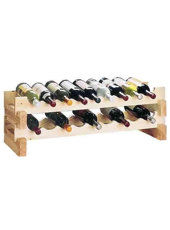 18 Bottle Scallop Rack