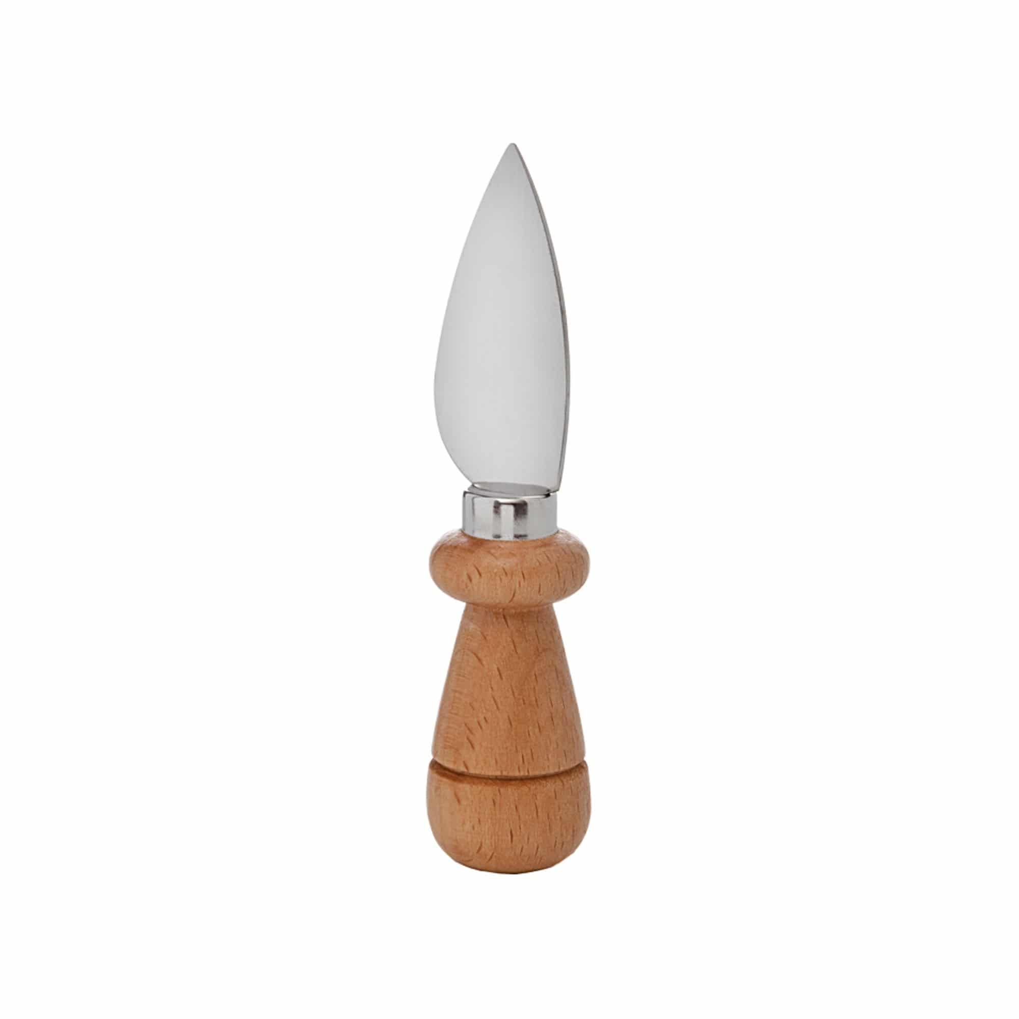 Parmesan Cheese Knife, Small, Stainless Steel Blade with Beechwood Handle