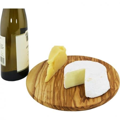 Olivewood Round Cheese Board 9” Dia