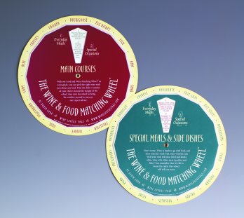 Wine and Food Matching Wheels by Robin Garr