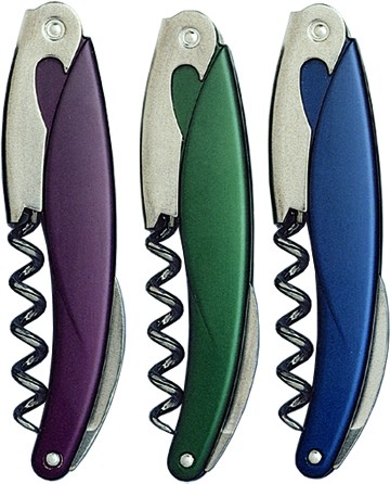 Ketos Anodized Color Premium Corkscrew Engraved, made in France