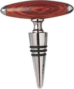 Rosewood Handle Corkscrew Cone / Stopper Combo- Engrave
