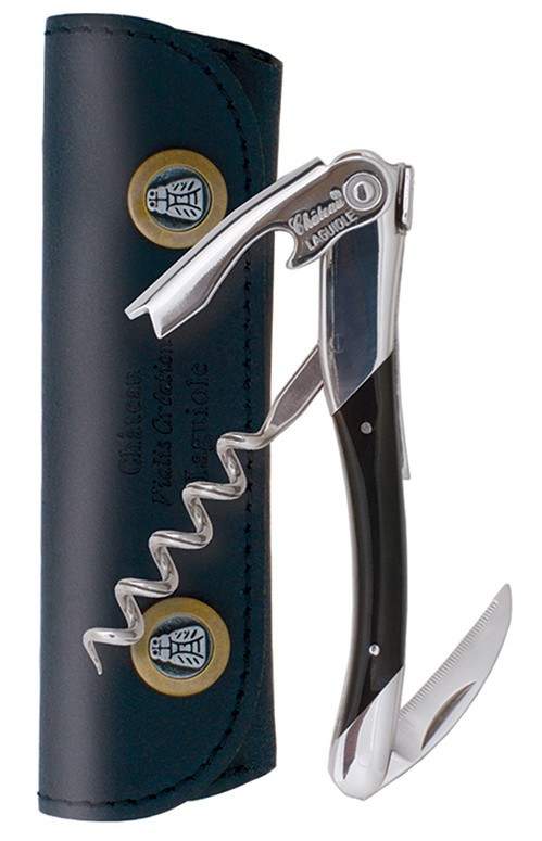 Chateau Laguiole Waiter’s Corkscrew Ebony Grand Cru- Engrave