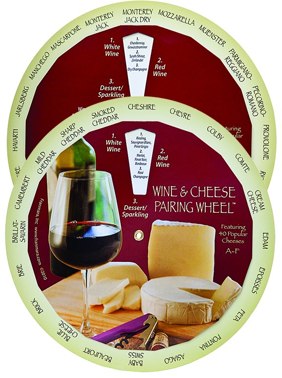 Wine & Cheese Pairing Wheel