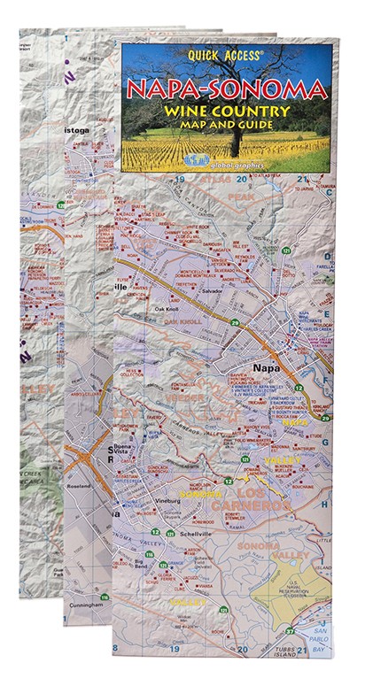 Napa-Sonoma Wine Country Map And Guide