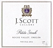 J. Scott Cellars Petite Sirah 2016 Rogue Valley, Oregon
