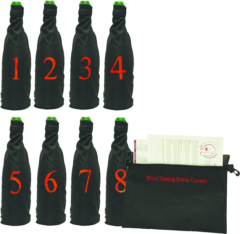 Blind Wine Tasting Kit With Storage Pouch, Professional Set
